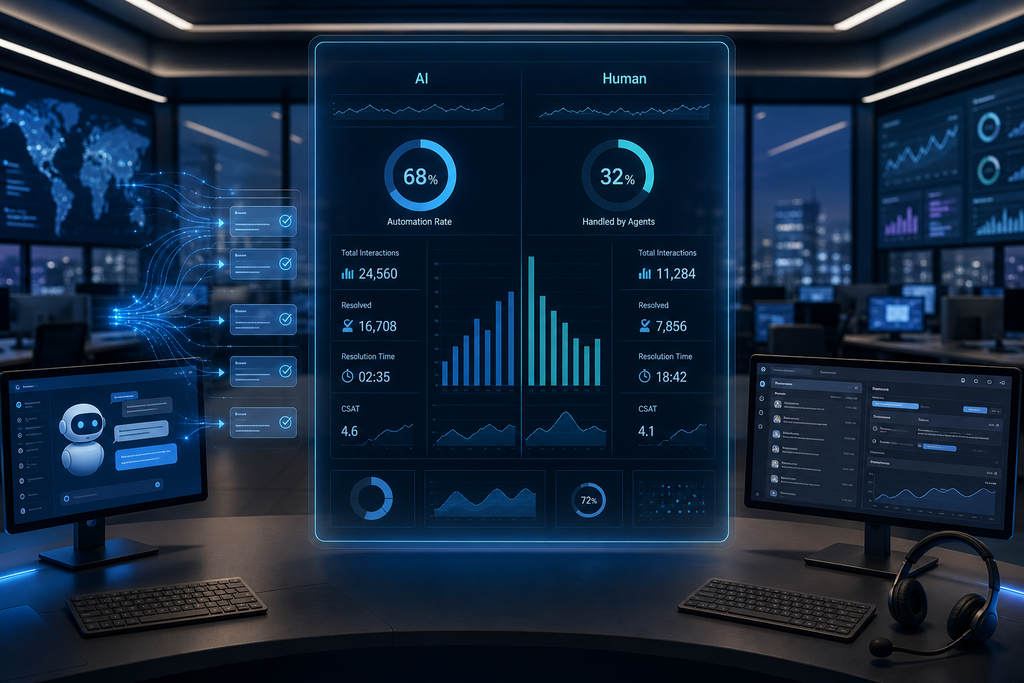 Contact Center KPIs neu kalibrieren: AHT, FCR & KI